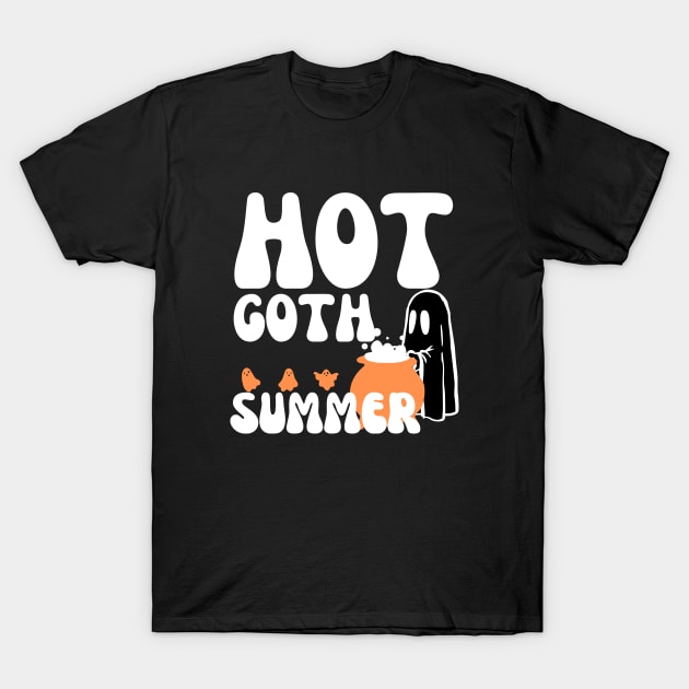 Hot Goth Summer T-Shirt by Whisky1111